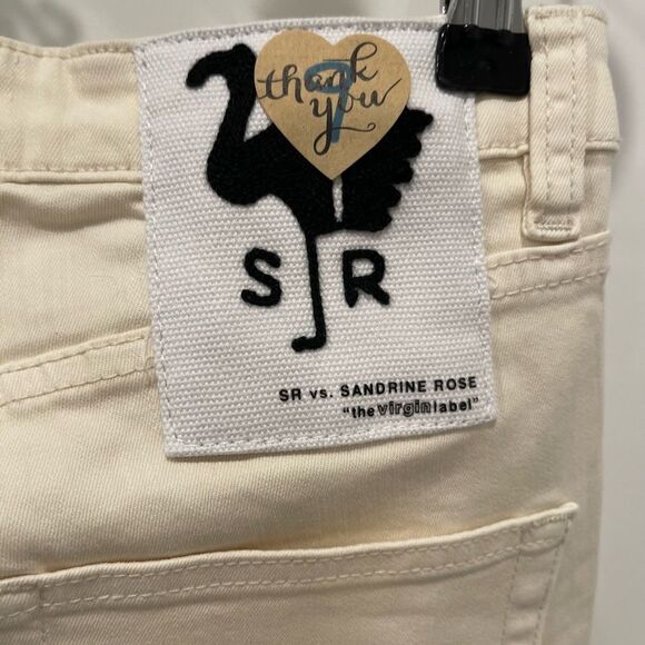 Free People X Sandrine Rose Straight Leg in Alpes Jeans .Size 28 - Picture 6 of 9